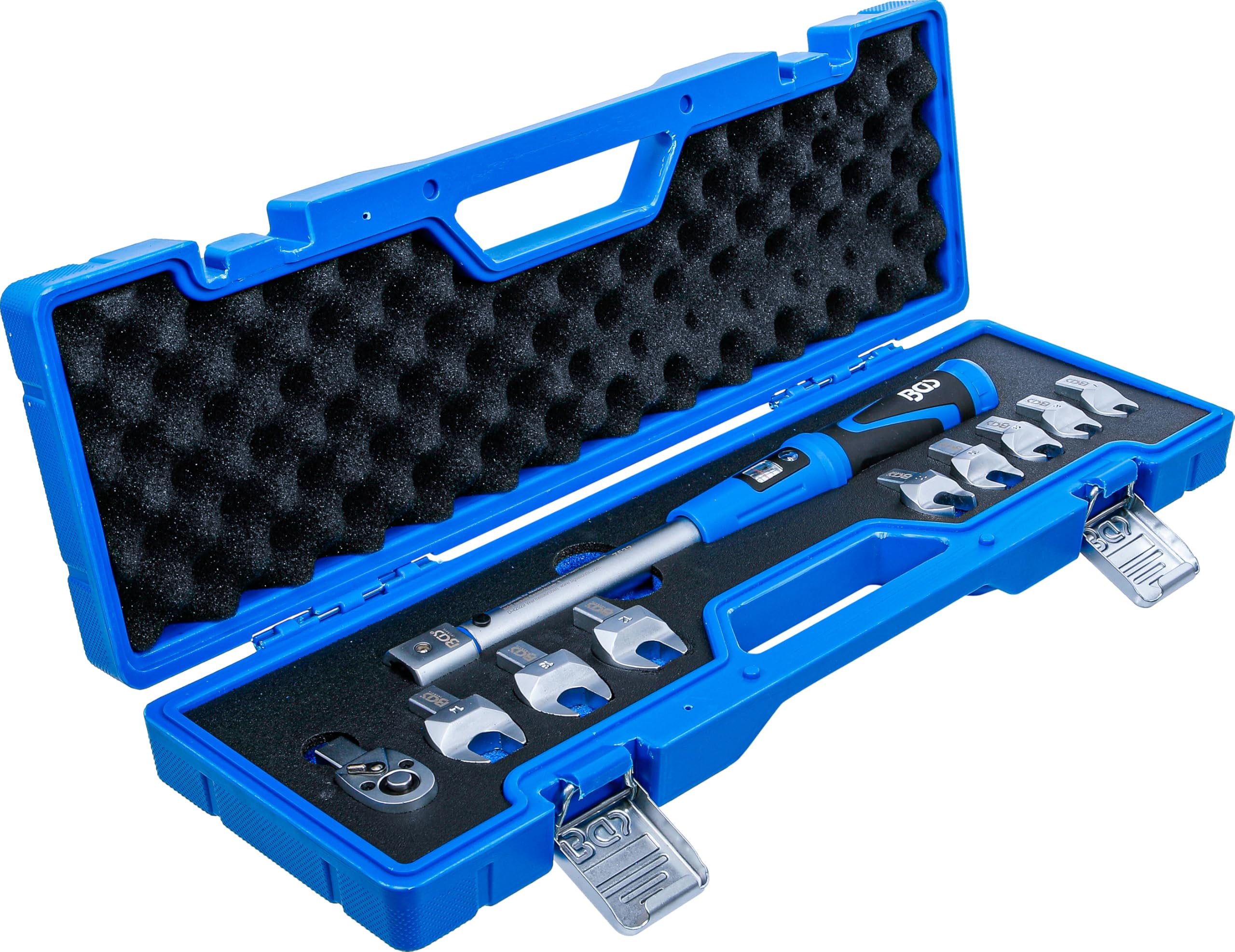 BGS 7532 Juego de llaves dinamométricas para herramientas de inserción de 9 x 12 mm, 10-50 Nm, 10 piezas