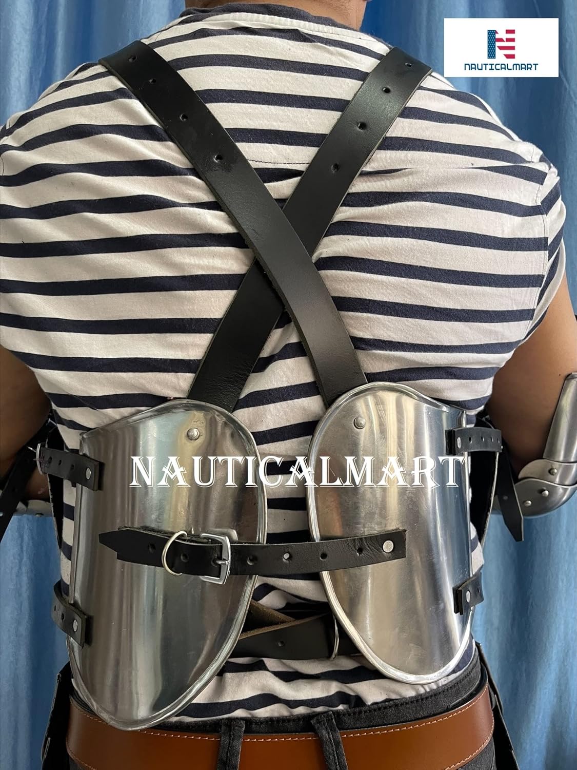 Medieval Steel Breastplate – Knight Chest Plate Armor for LARP, Cosplay & Costume Ideal for LARP Historical Reenactment, Cosplay, Costume Displays - Image 4