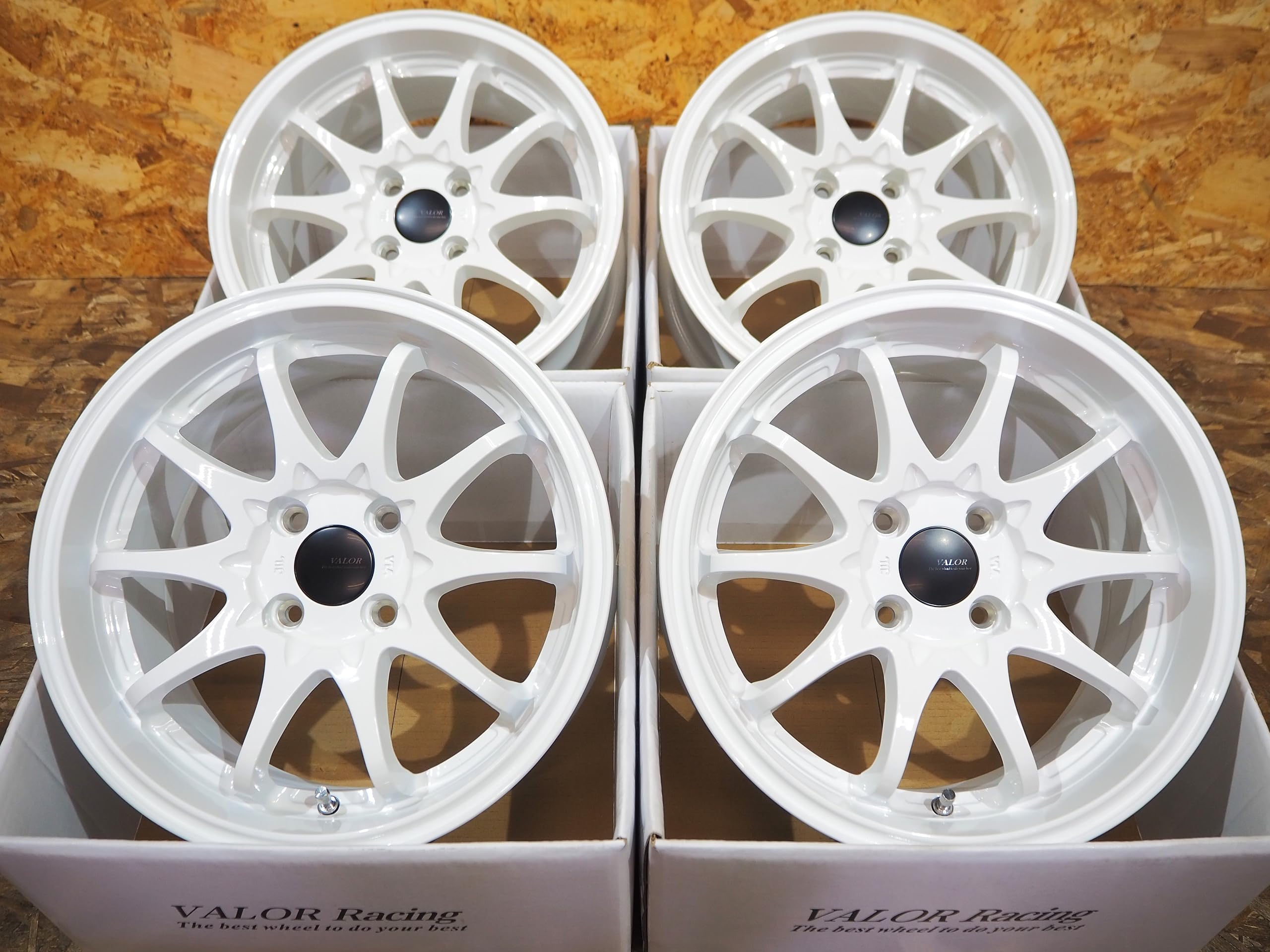 Amazon | VALOR Racing SXR 10本スポーク 15インチ 7.0J +30 4H100 