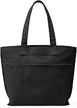 KALIDI FANCY FOREST Women's Tote Bag, Large Capacity, Canvas Tote Bag, Diaper Bag, Plain, Thick, Dividers, Zipper, Canvas, Large, Multiple Storage, Pockets, Men's, Stylish, Unisex, Commuting to Work