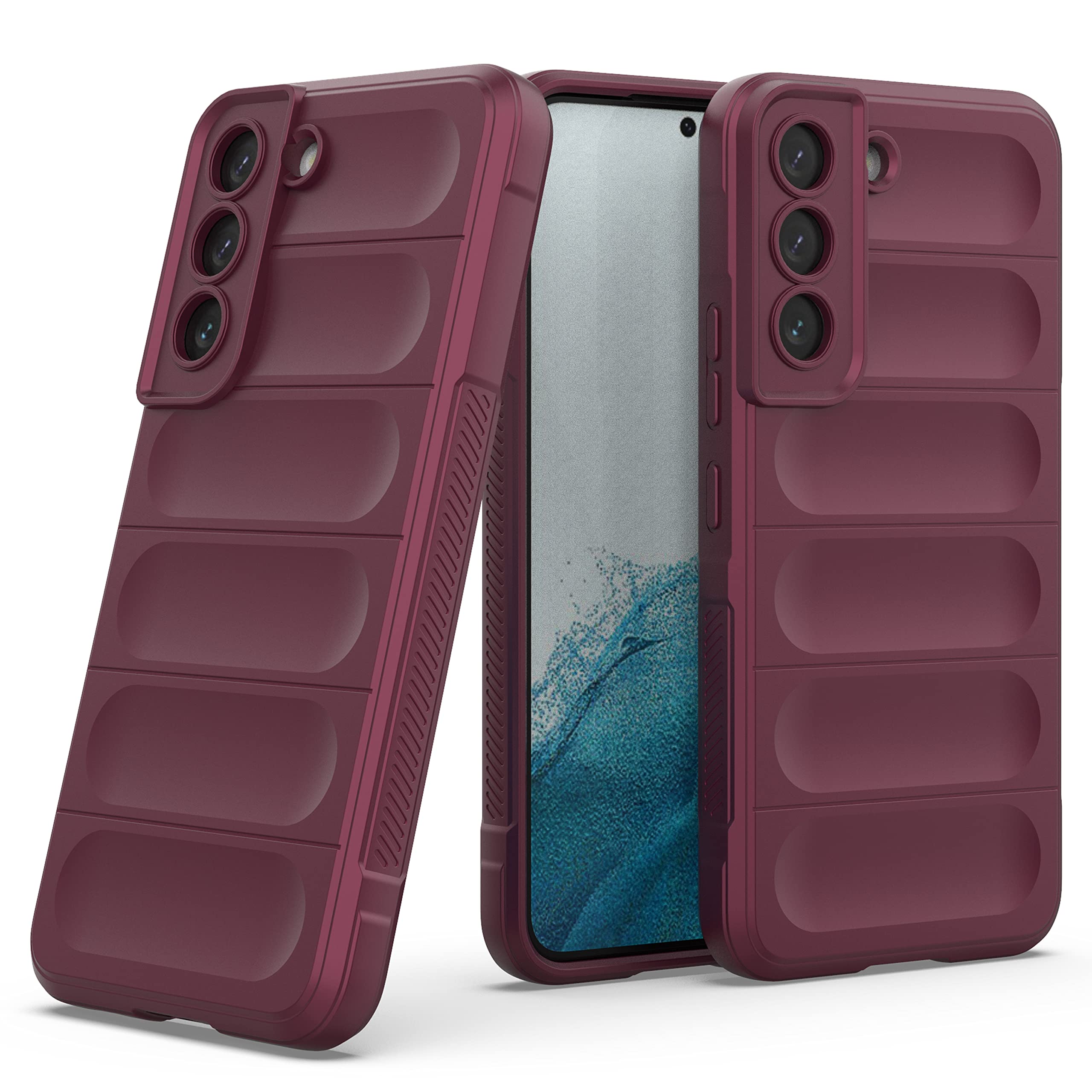 Amazon Brand - Solimo Silicone Mobile Cover for Samsung Galaxy S22 5G (Silicon_Plum) (B0BG1RTY4C) Amazon Price History, Amazon Price Tracker