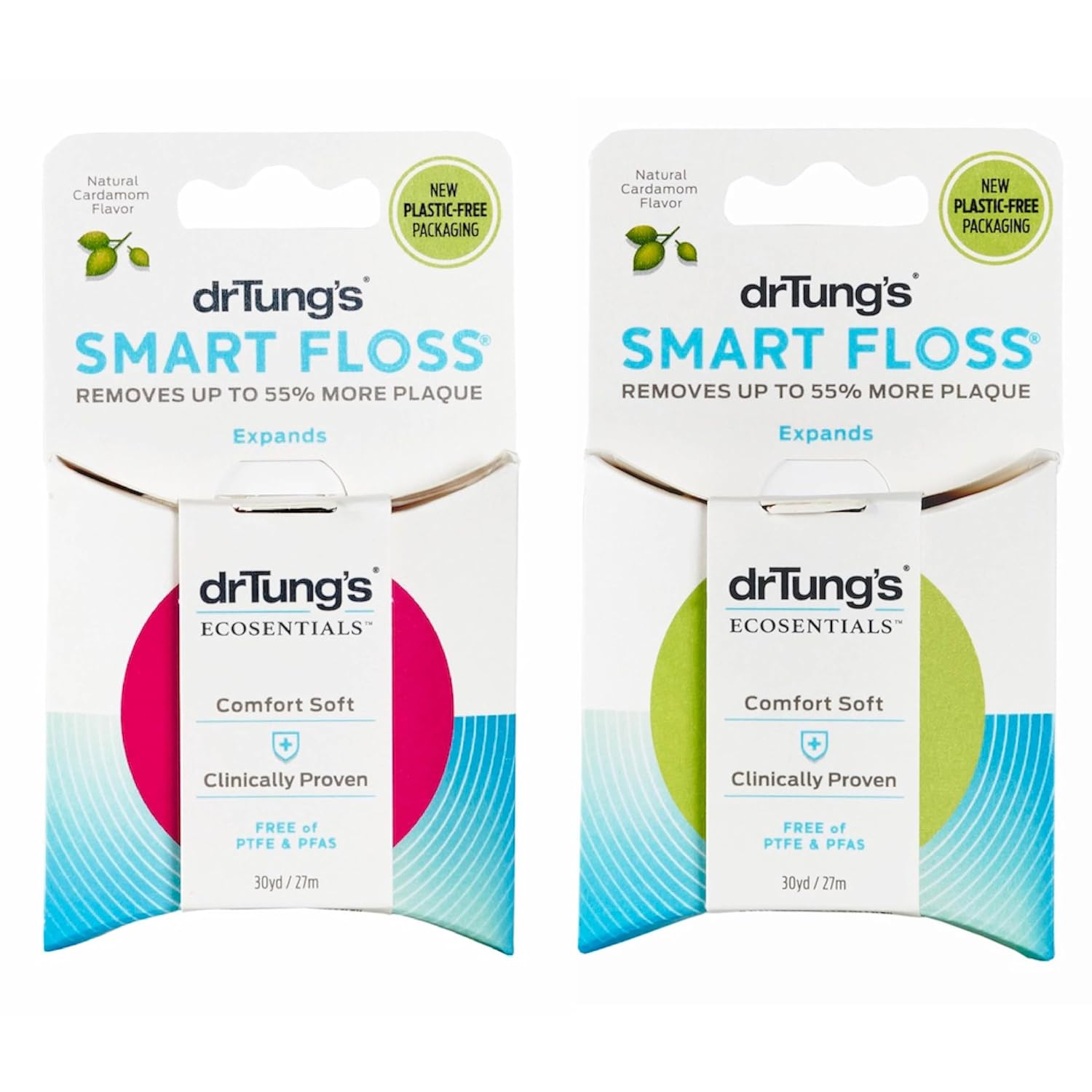Dr. Tung's Smart Floss, 30 yardas, sabor cardamomo natural 1 ea, los ...
