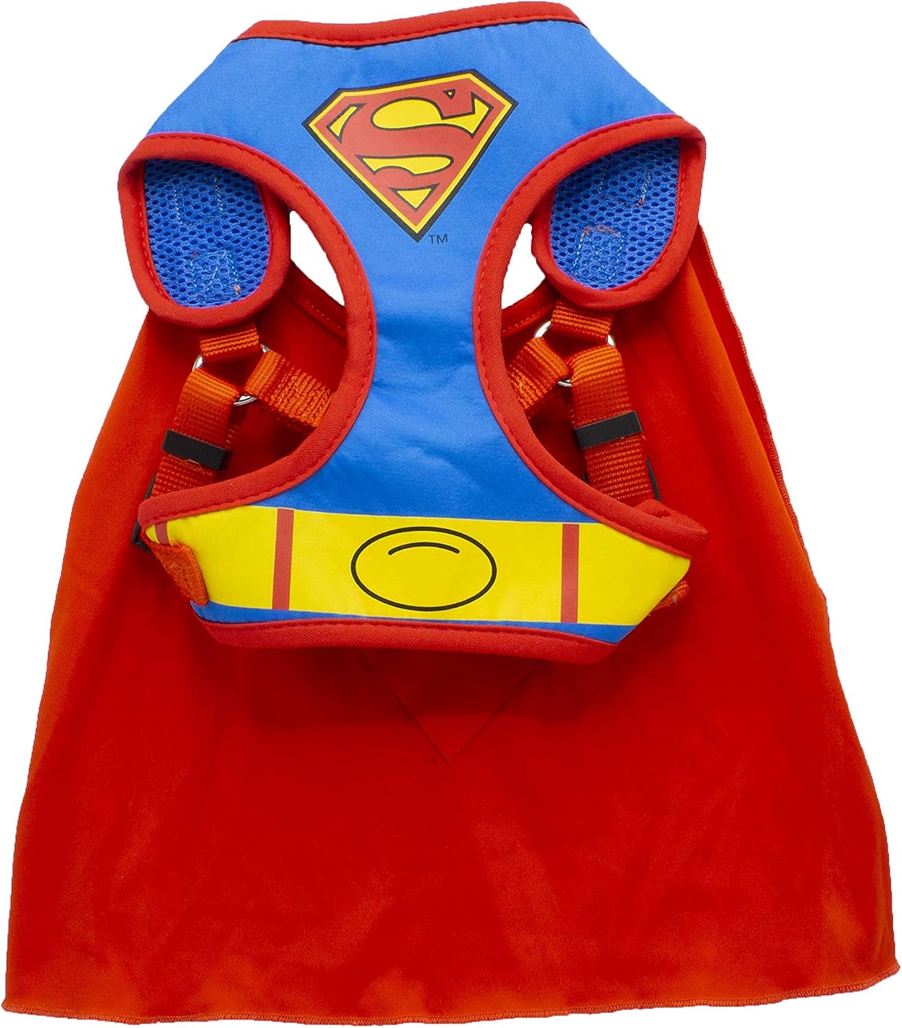 DC Comics for Pets Superman Harness for Dogs, Medium (M) | Superhero Dog Harness | Harness for Medium Size Dog Breeds, Superman Dog Harness | See Sizing Chart for Details
