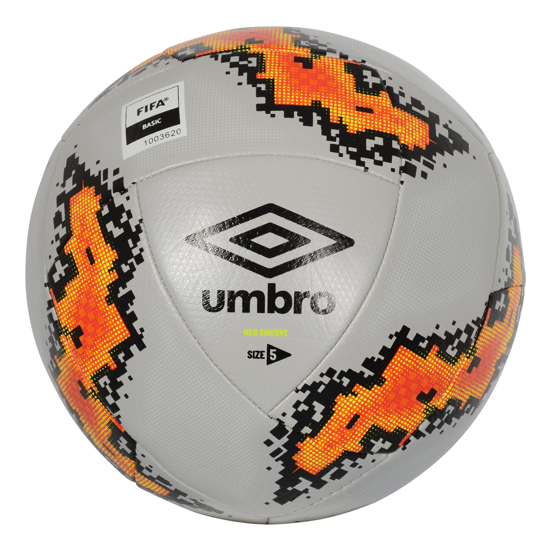 Umbro Neo Swerve Soccer Ball, Size 4, Grey/Black/Orange : Amazon