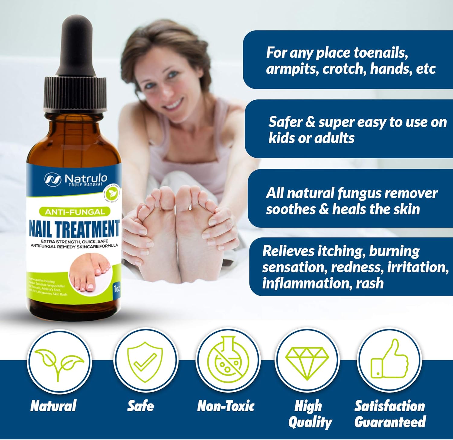 Buy Natural Anti Fungal Nail Treatment Extra Strength Liquid Drops
