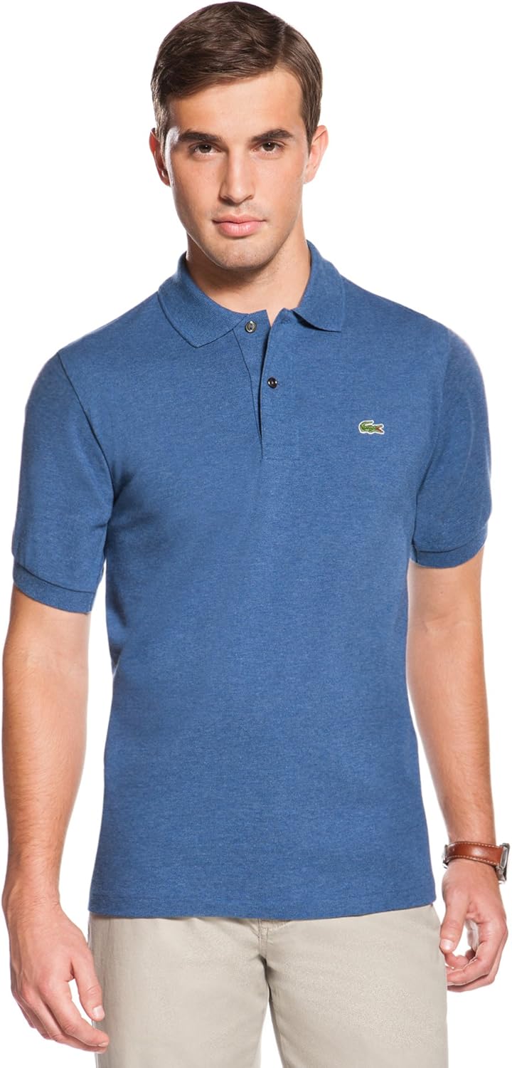Lacoste Short Sleeve Classic Fit Chine Pique Polo Shirt, L1264 Shirt