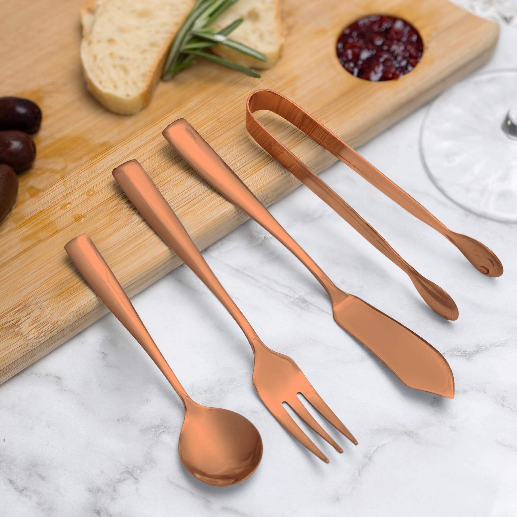 Copper Charcuterie Utensil Set - 8 Piece -2