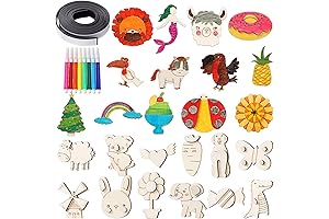 DIY Wooden Magnets for Kids' Artistic Pursuits and Imaginative Play