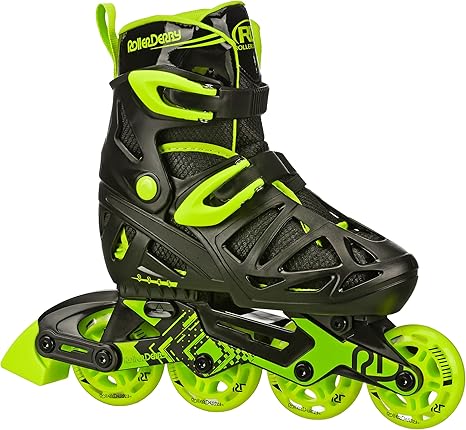 Roller Derby Tracer Adjustable Inline Skates for Boys, Girls, Kids, Beginners