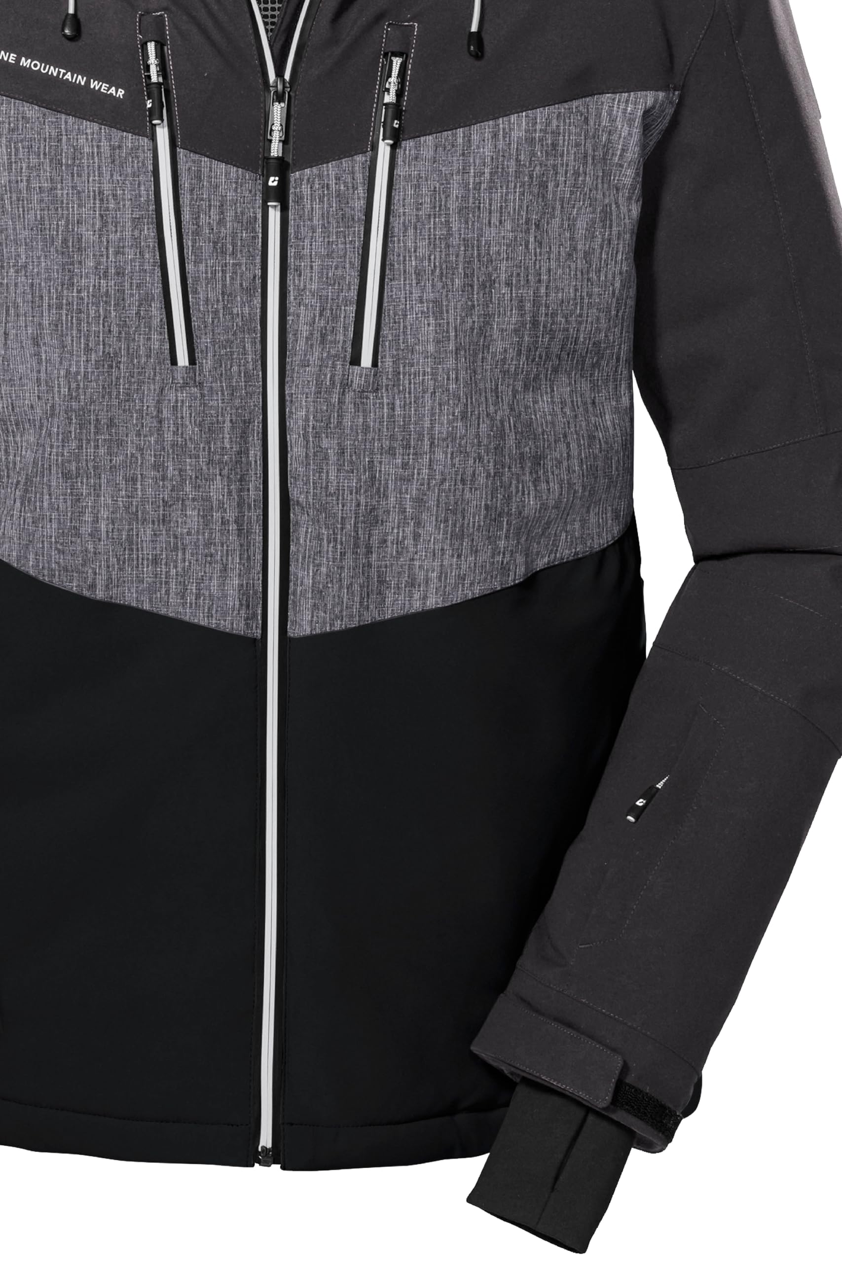 Killtec Unisex Ksw 45 Mn Ski Jckt Skijacke/Funktionsjacke mit abzippbarer Kapuze und Schneefang