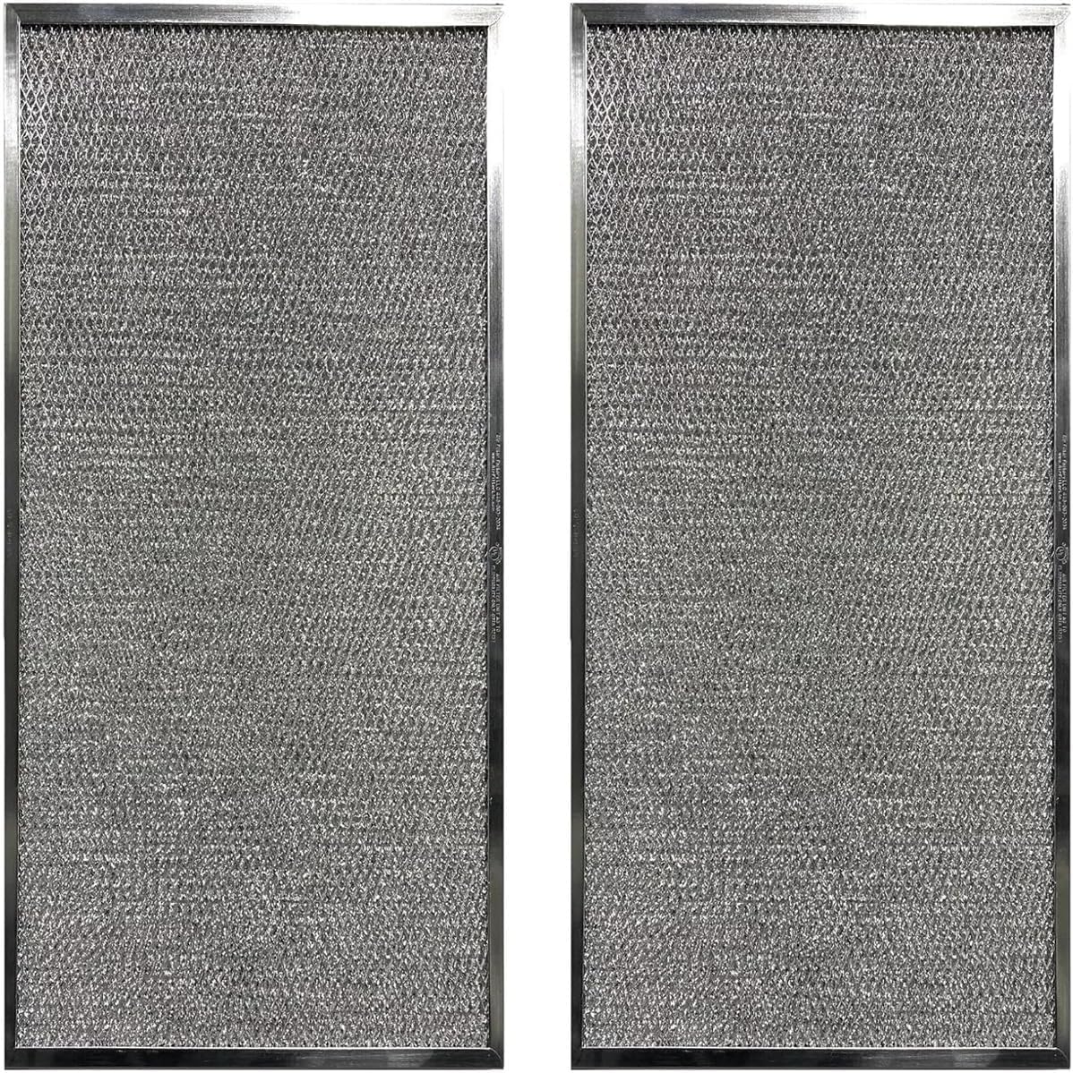 2 PACK Replacement for Honeywell F300E1035 HVAC Furnace Aluminum Pre Post Filters 12-1/2" x 20" x 3/8" HVAC Filters