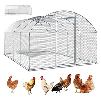 鶏や小動物用飼育ケージ 6㎡ Amazon.co.jp: 木製鶏小屋 大型鶏舎 家禽ケージ 鶏小屋 4-6羽用