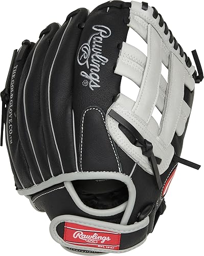 Miniatura 4 de Rawlings Guante de béisbol y sóftbol Sure Catch Modelos de T-Ball, para jóvenes y adultos recreativos Múltiples tallas y estilos