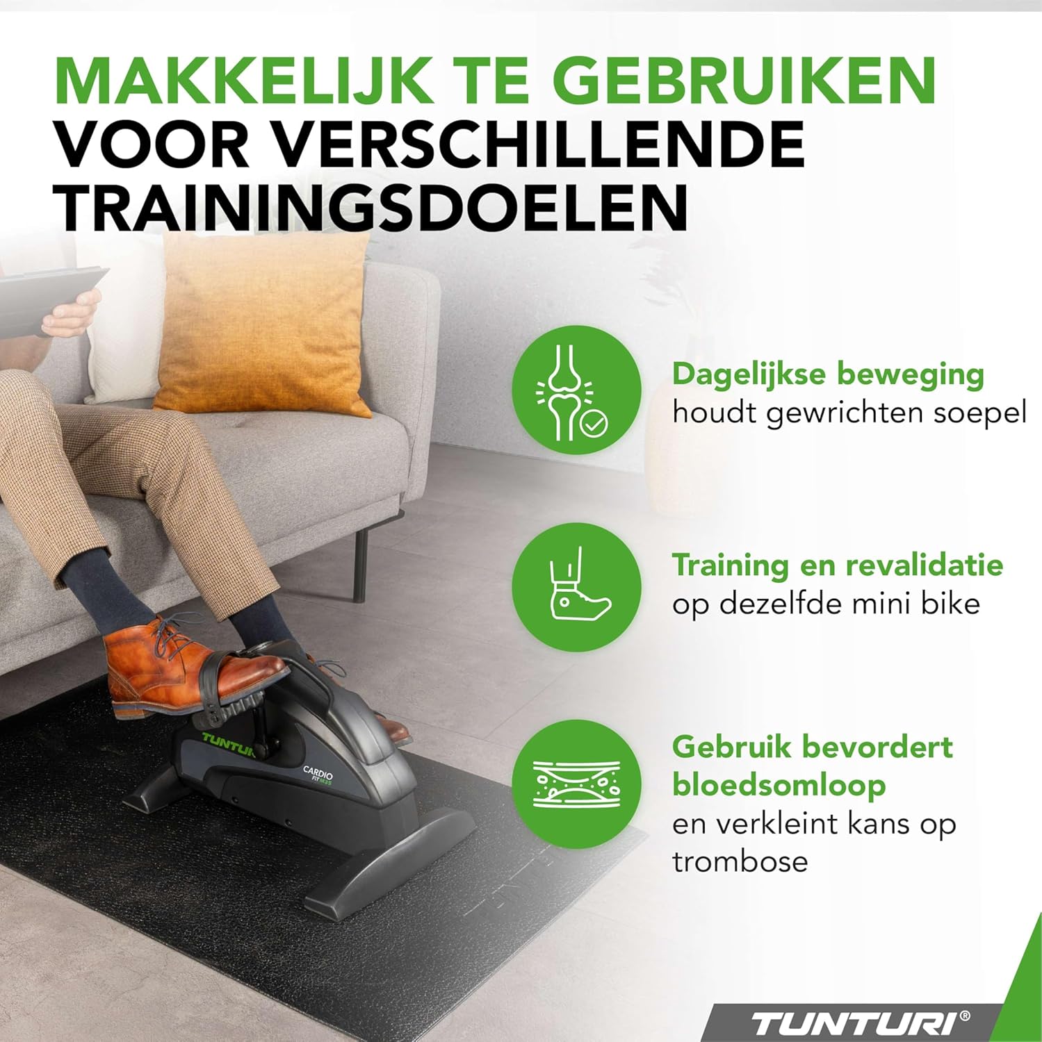 Tunturi M30 M35 Desk Mini Exercise Bike
