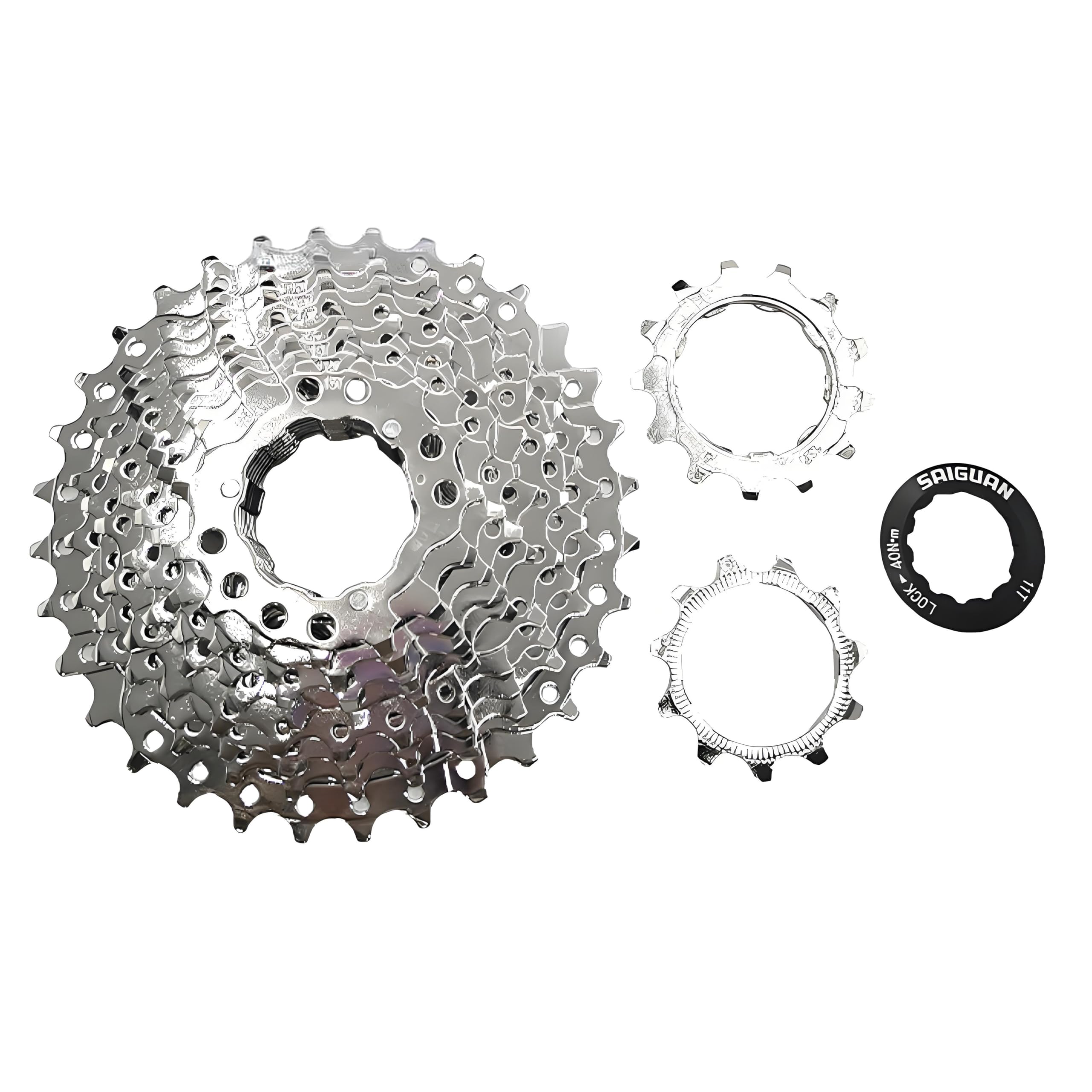 GUOFANG Bicycle flywheel, 7/8/9/10 speed mountain bike card flywheel, card sprocket gear (10S(11-36T))
