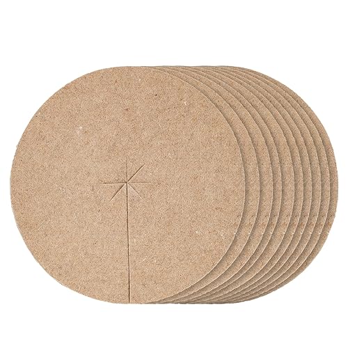 La cordeline Lot de 10 Disques de Paillage Feutre de
