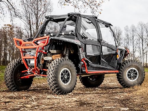 Miniatura 7 de SuperATV Primal Soft Cab Cab Puertas Superiores para Polaris RZR XP 4 Turbo 2016+  Resistente a las abrasiones  Ventanas abiertas para más flujo de