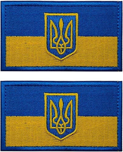 Vista 116 de 2 unidades AliPlus Parches de bandera de Colombia bordados, parches tácticos militares morales, applique con gancho y bucle