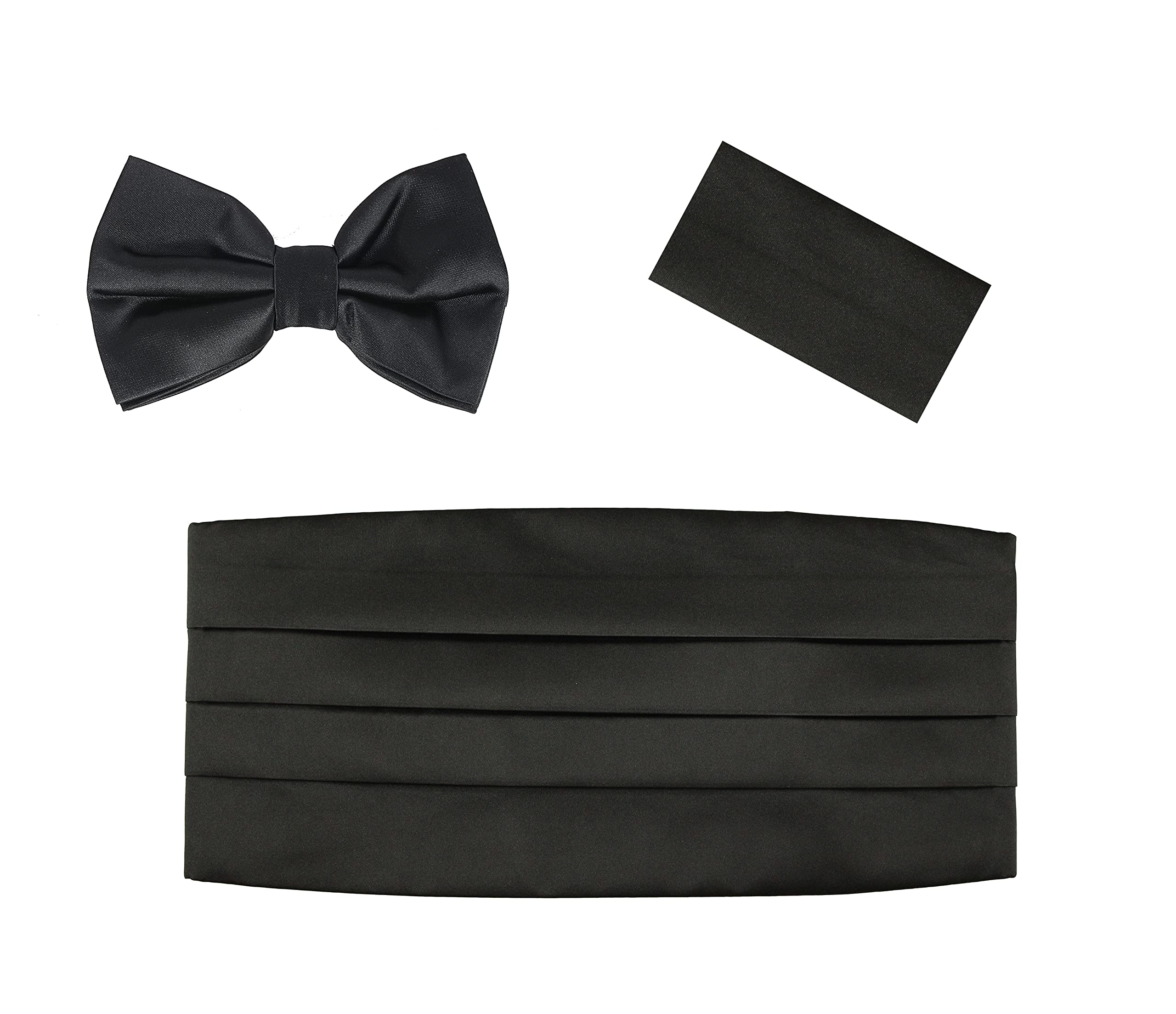 leonardi Men's Cummerbund Set With Bow Tie and Pocket Square-picture-23