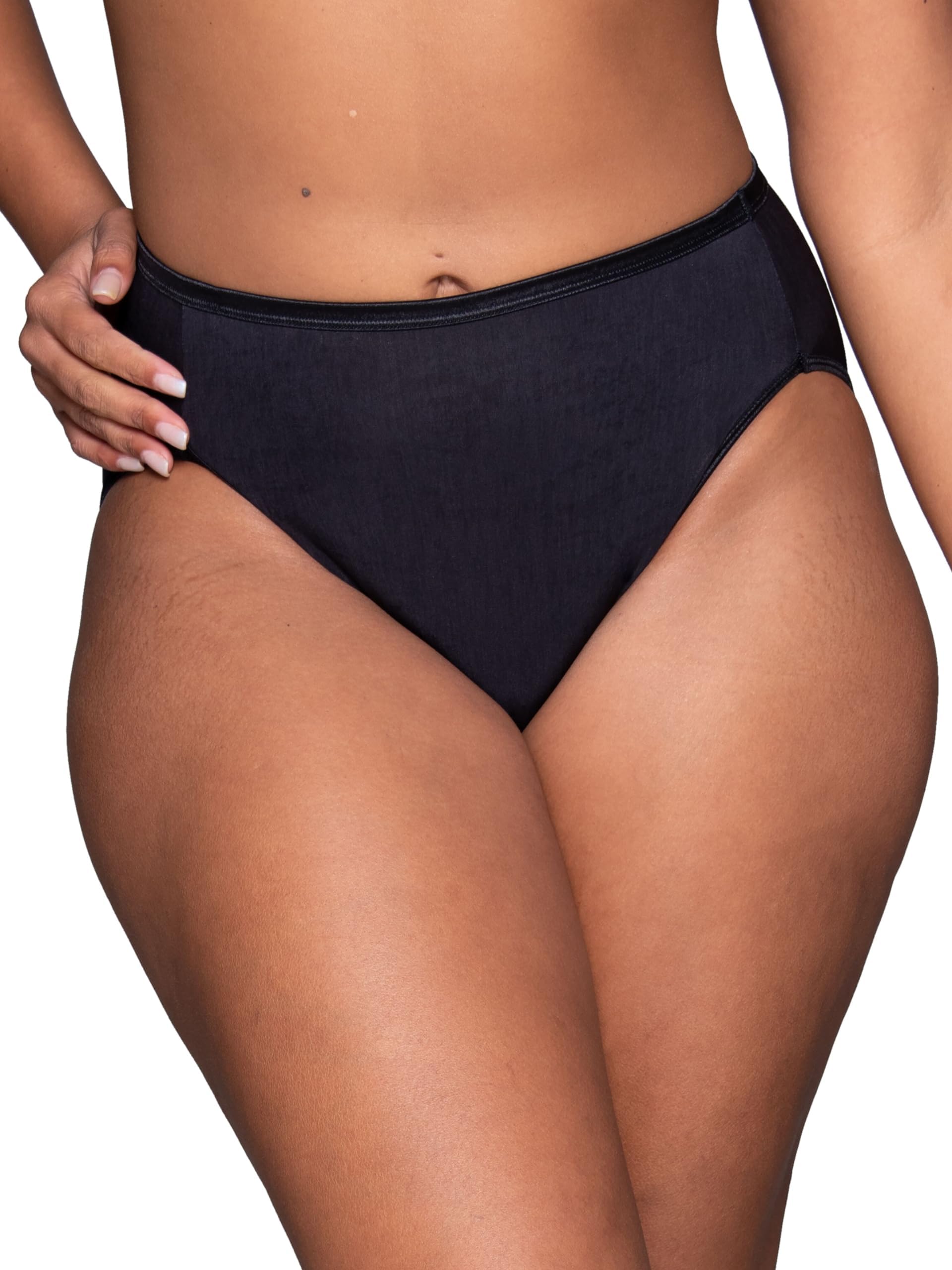 Women's Body Caress Hi Cut Panty 13137 Briefs (Pack of 3)