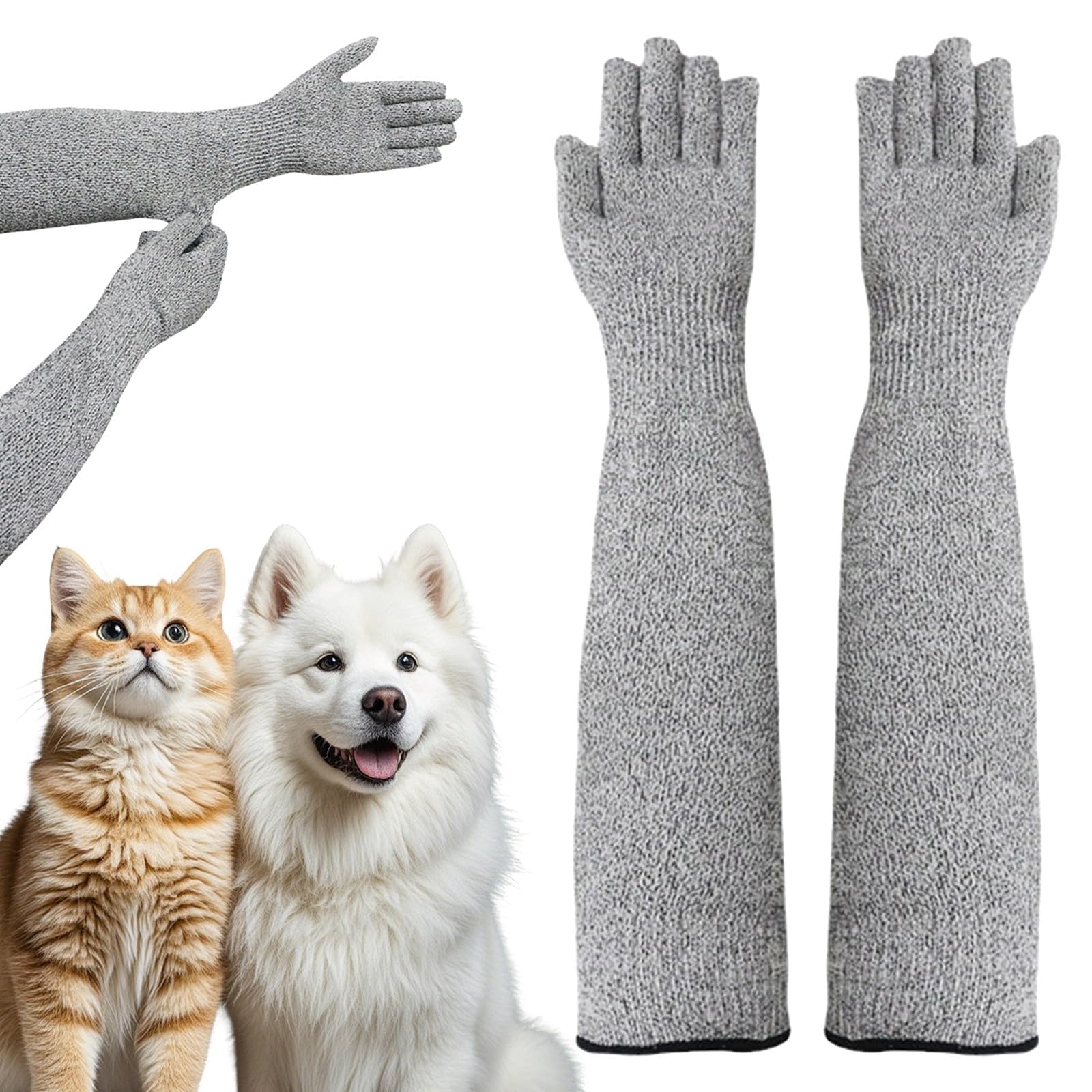 Gants de manipulation pour animaux de compagnie et chats féroces - 8