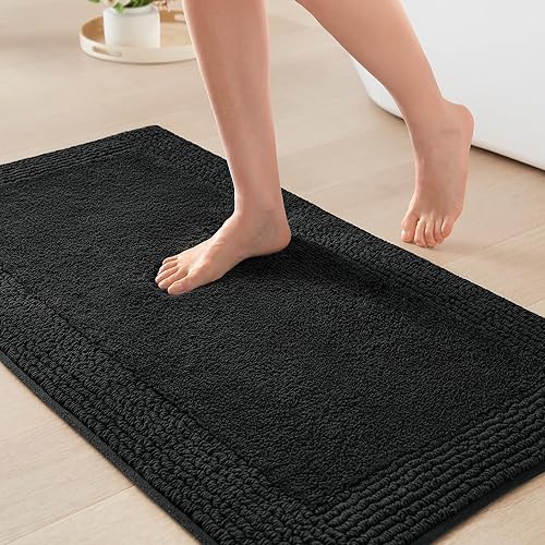 Miniatura 14 de Alfombra de baño reversible Madison Park Splendor 100% algodón copetudo de 3000 g/m² de calidad hotelera de lujo con pelo medio, absorbente, secado