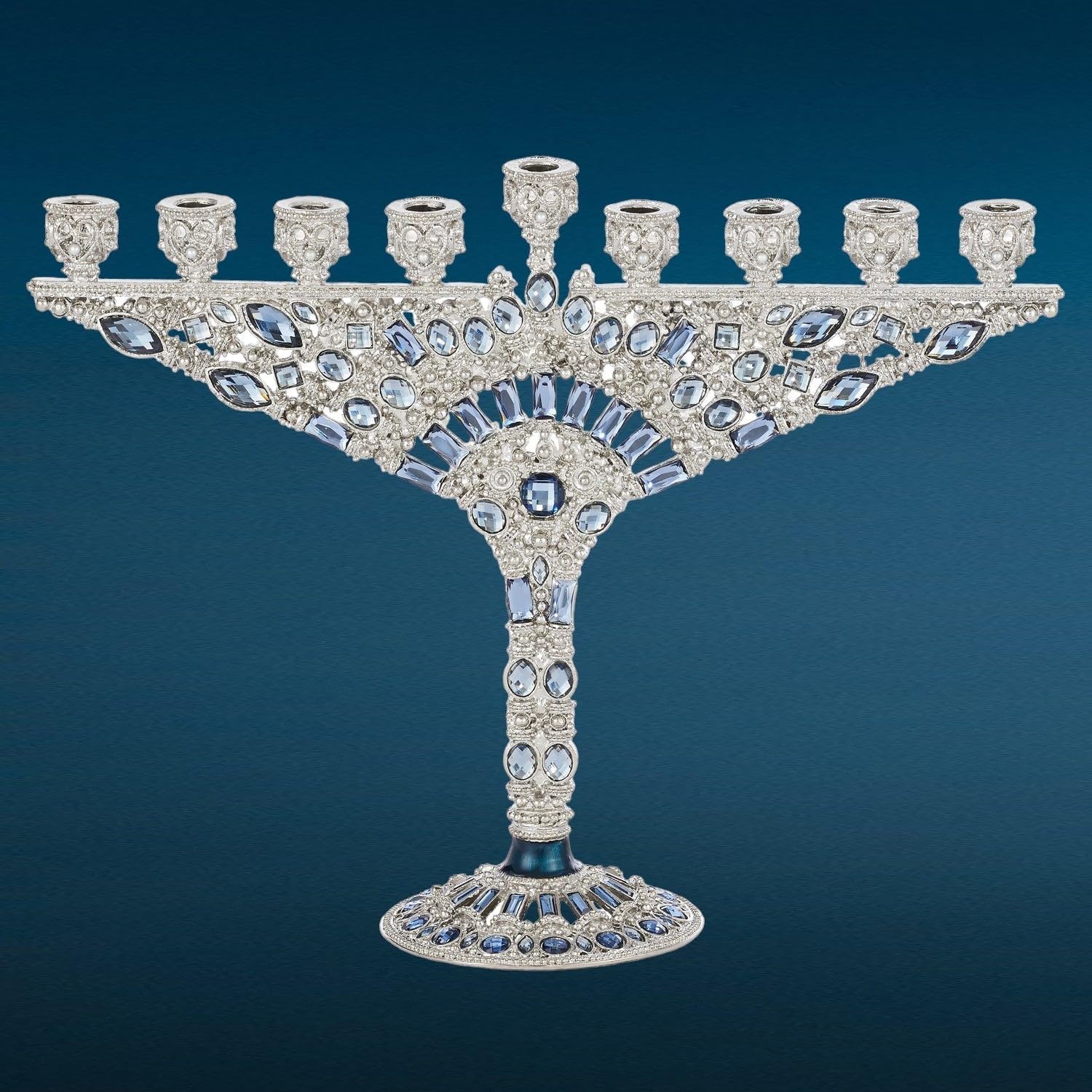 Olivia Riegel Silver Devora Menorah - CH2302