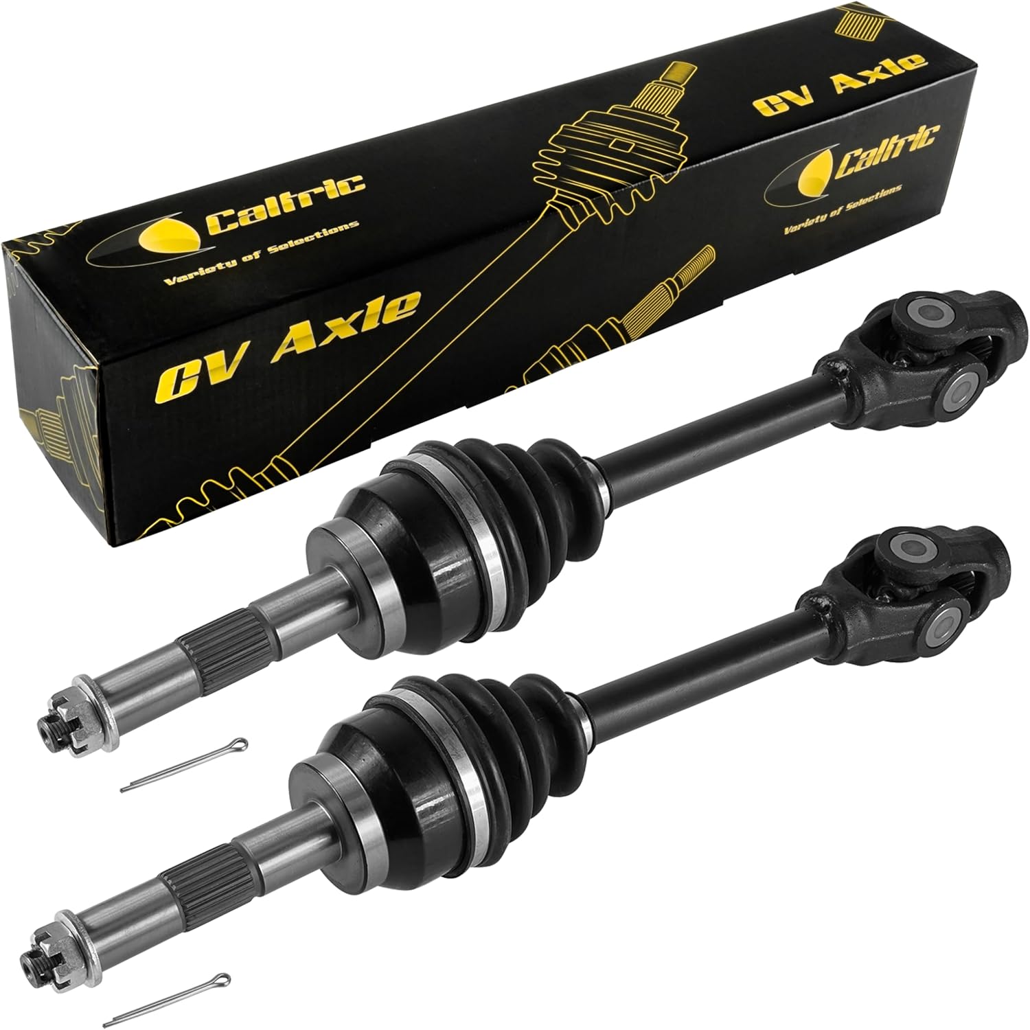 Caltric Front Right and Left Complete Cv Joint Axles Compatible with Polaris Sportsman 500 4X4 Ho 2004 A04Ch50Aa/Ac/Ae/Ag
