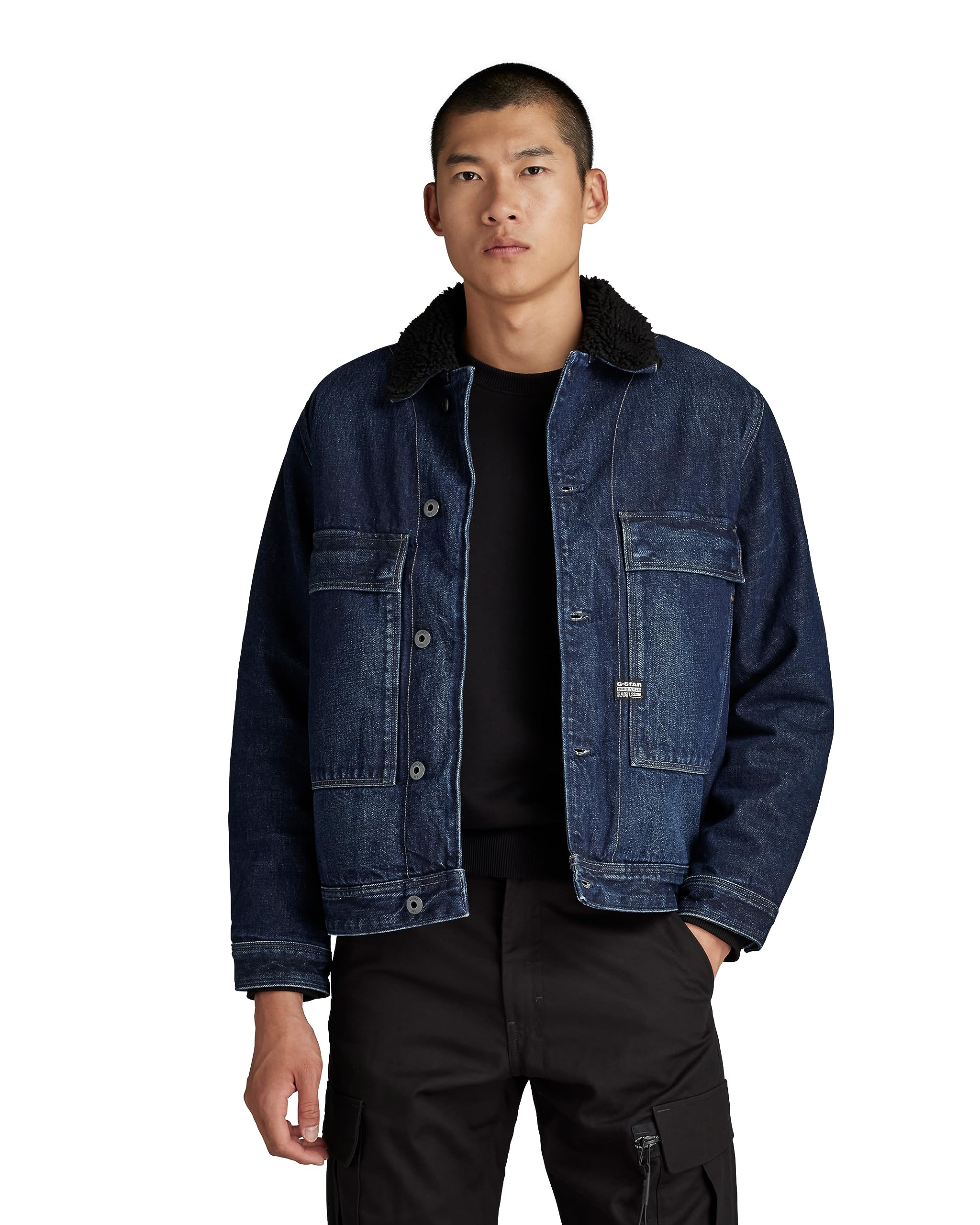 G-STAR Herren Utility Flap Pocket Sherpa Jacke Jackets