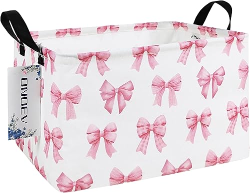 Miniatura 9 de Cesta de lavandería plegable rectangular, cesta de lona impermeable, cesta de regalo, adecuada para habitación de niños, oficina, ropa, Abeja