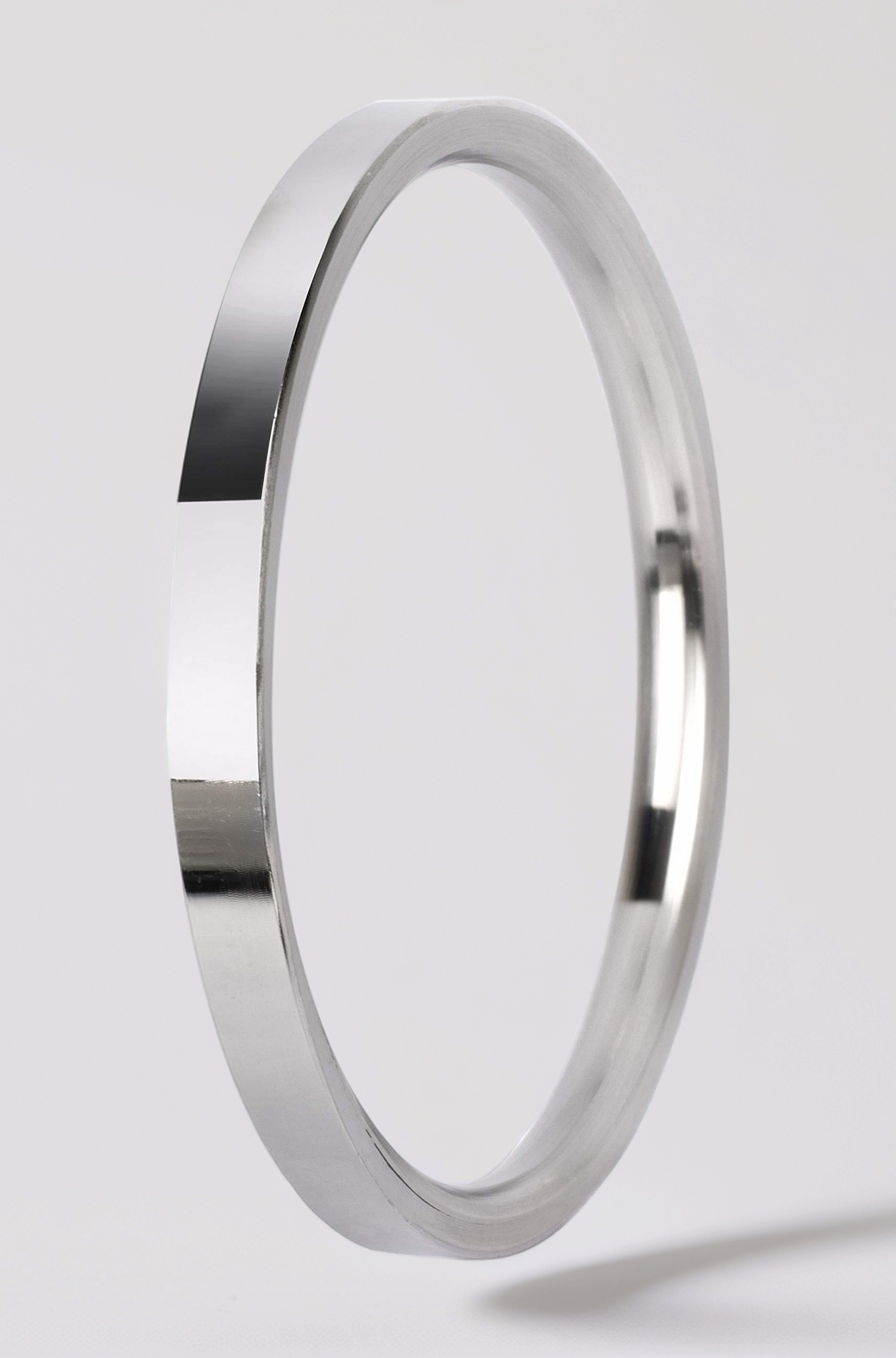 The Amritsar Store Metallic Metal & Stainless Steel Kada for Men (Plain) 0.2"