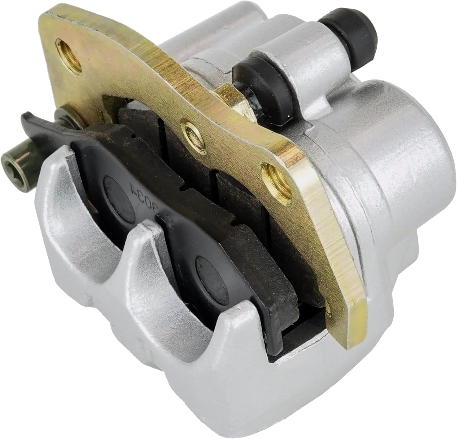 Caltric Front Right Brake Caliper with Pads Compatible with Yamaha Rhino 660 Yxr 660 4X4 2004 2005 2006 2007 / Rhino 700 Yxr700 4X4 2008-2013