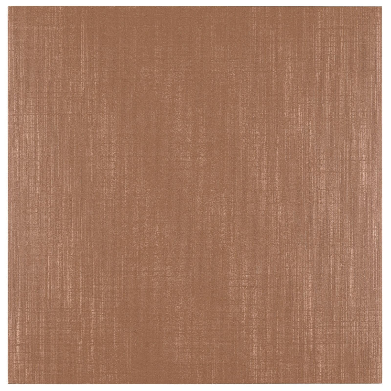 Papier cartonné lin marron 30,5 x 30,5 cm pour album photo et pliage