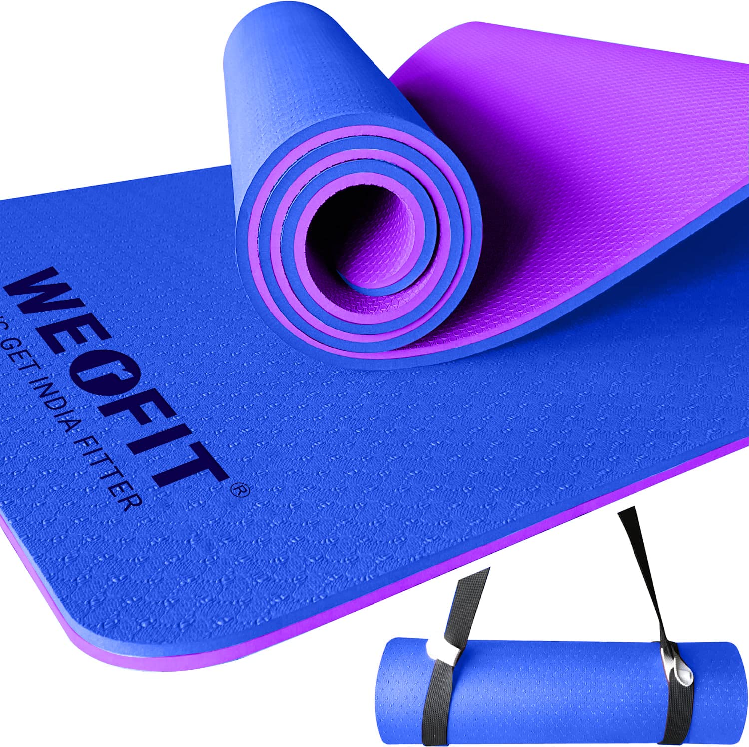 WErFIT Extra Thick TPE Yoga Mat (2.5X6 Feet) DoubleSided Non Slip