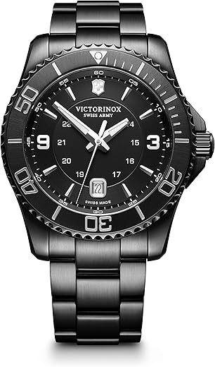 Victorinox Maverick Analog Black Dial 43mm Men’s Watch