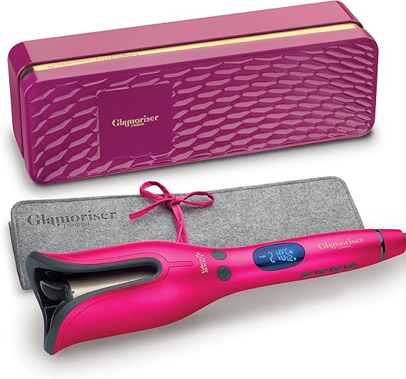 GLAMORISER Volume Boost Instant Auto Hair Curler with Extra Large 32mm