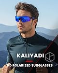 KALIYADI Sports Lunettes de soleil Polarized Lunettes-Homme: Lunettes de Soleil Hommes avec UV400 pour la pêche au golf