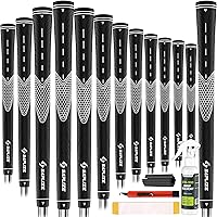 Vista 15 de SAPLIZE Set de empuñaduras de golf de 13 unidades, paquete con cinta o kit completo de regripping, tamaño jumbo / mediano / estándar / pequeño