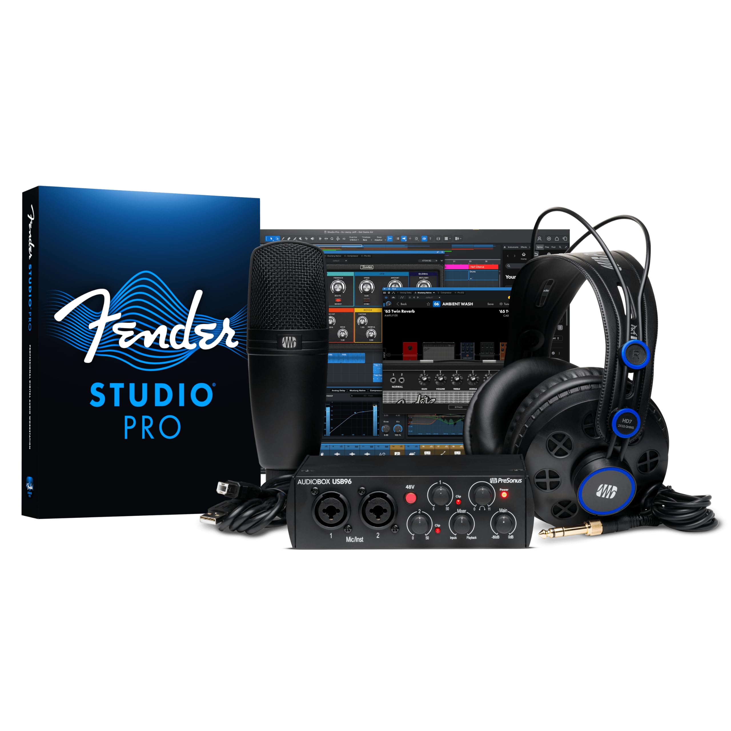 Amazon.com: PreSonus AudioBox USB 96 25th Anniversary Studio