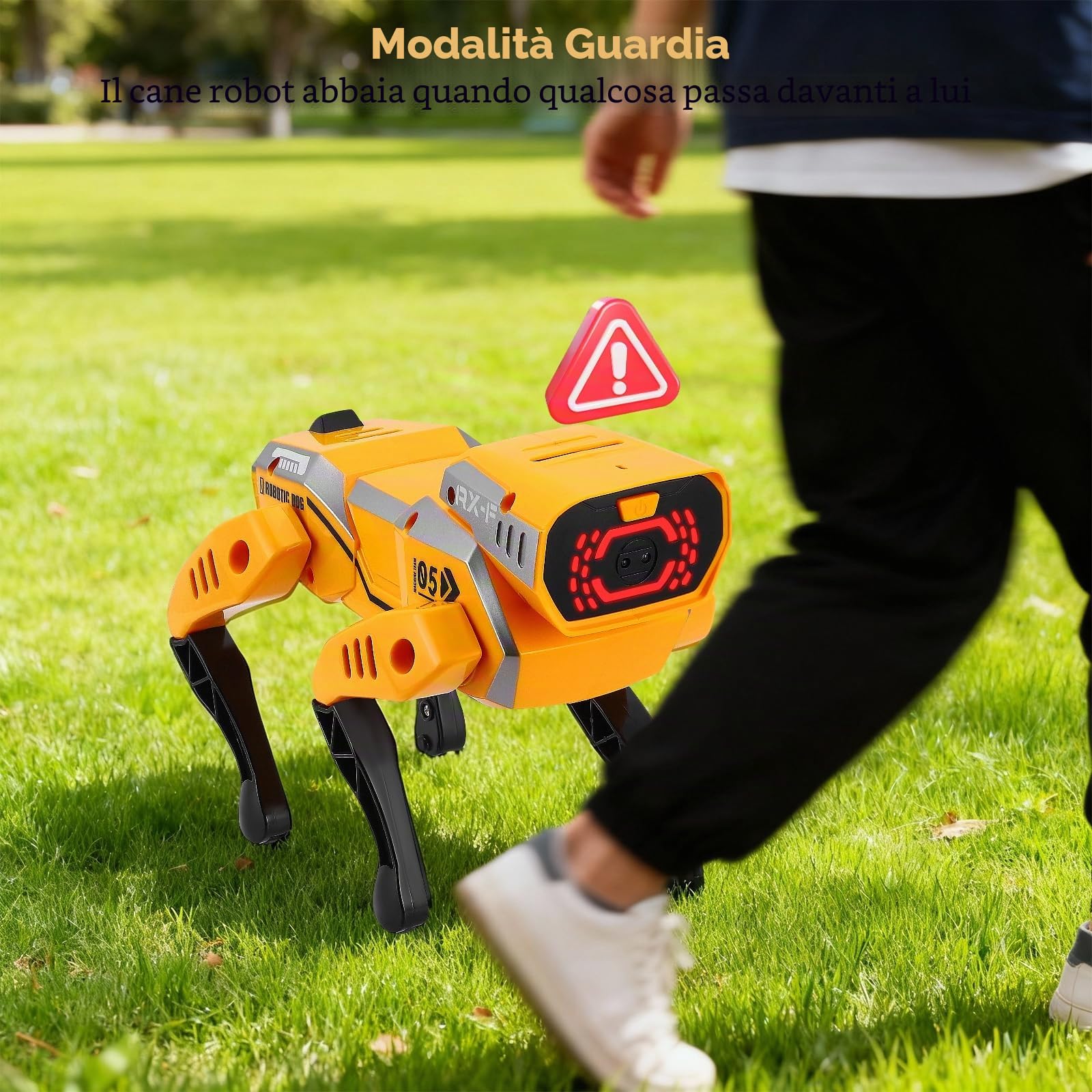 Yapsopu cane robot intelligente per bambini,Robot Cane Programmabile e Telecomandato,Giocattolo Interattivo Ricaricabile, Musica e Danza...Idea Regalo per Bambini e Bambine 3+