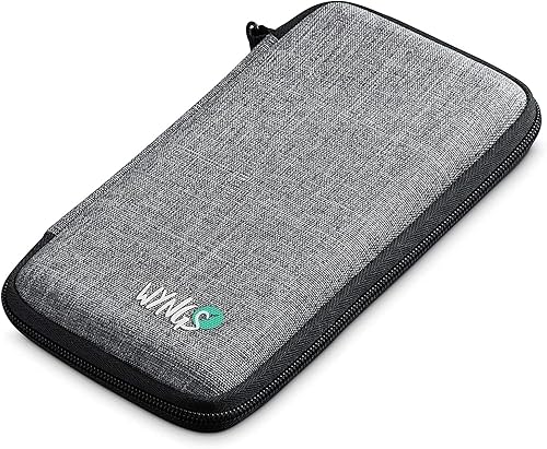 Miniatura 4 de WYNGS - Funda protectora para calculadora gráfica TI 84 Plus/TI 83 Plus/Casio FX-9860GII/Casio FX-9750 GIII/Casio PRIZM FX-CG 50, color gris claro