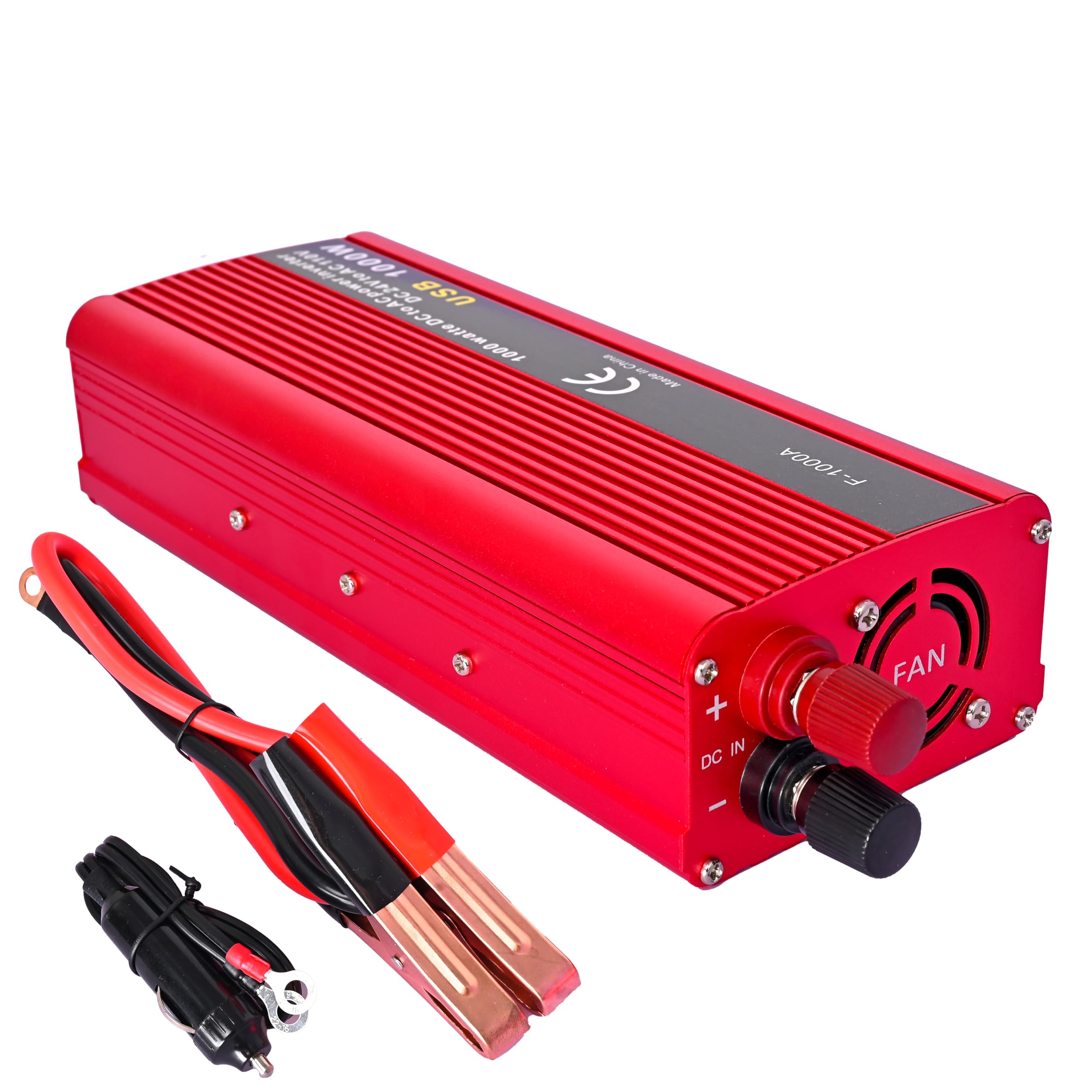 Amazon.co.jp: 1000W パワーインバーター 24V~110V 修正正弦波カー