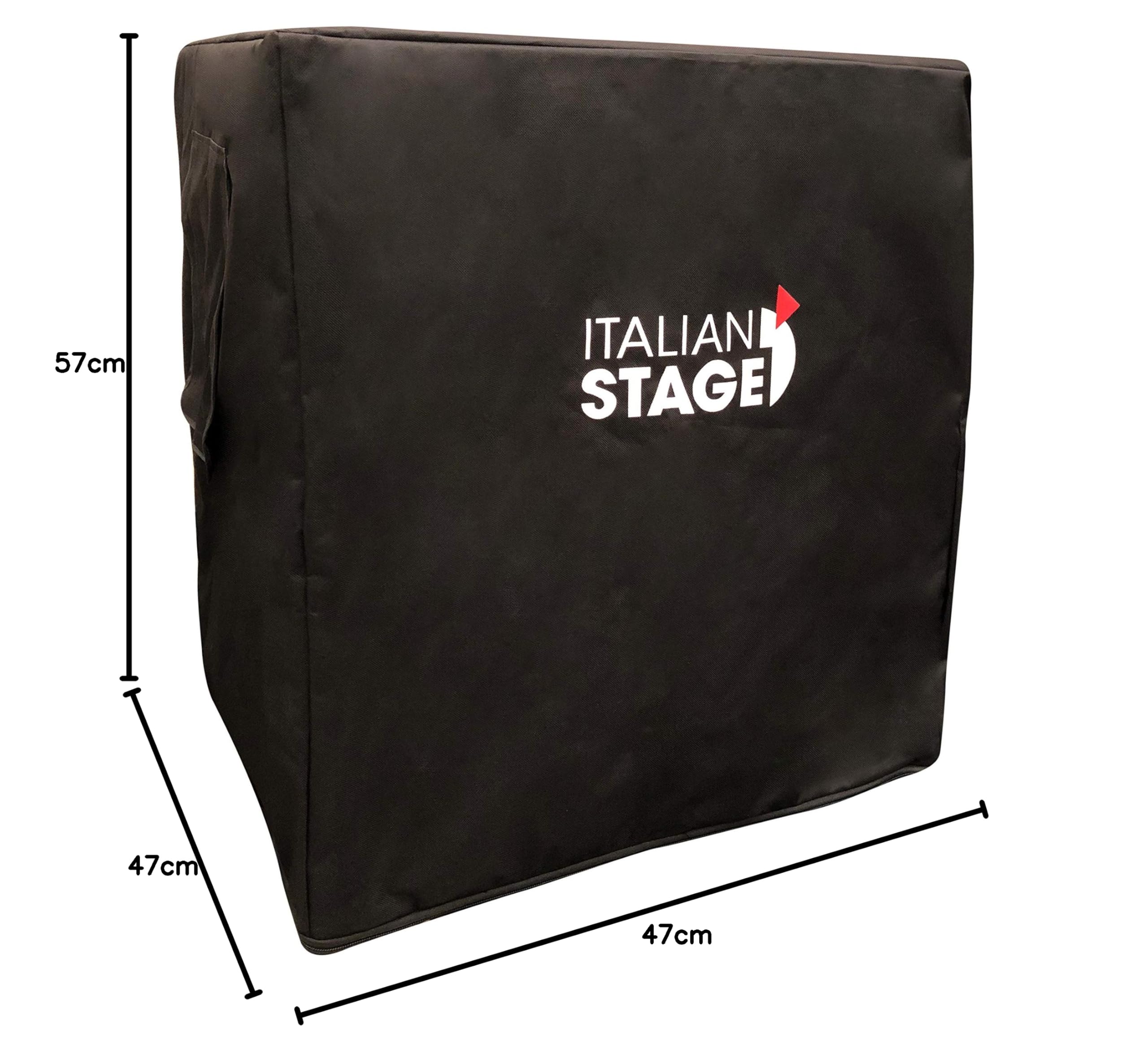 IS COVERS115 - copertura in tela antistrappo realizzata (su misura) per proteggere il subwoofer IS S115A (o altri di pari dimensioni)