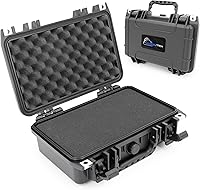 Vista 14 de Cloudten 9 inch Airtight Case with Impact Absorbing Customizable Foam, Includes Case Only