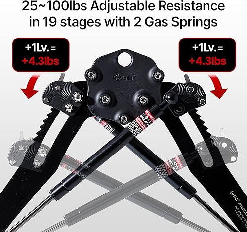 Miniatura 4 de (New) GD Muscle Pump Chest Expander Upper Body Strengthener, Chest Workout for Men, Workout Equipment Shoulder Muscle Training Fitness Equipment,