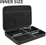 Musiin Velours Premium MIDI Case de contrôleur de clavier compatible avec Arturia MiniLab 3, MiniLab MkII, MPK Mini MK4, 25-Key Synthétiseur, sac de protection portable avec bandoulière (noir)