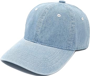 Baseball Cap for Women Men Classic Strapback Hats Adjustable Sun Hat