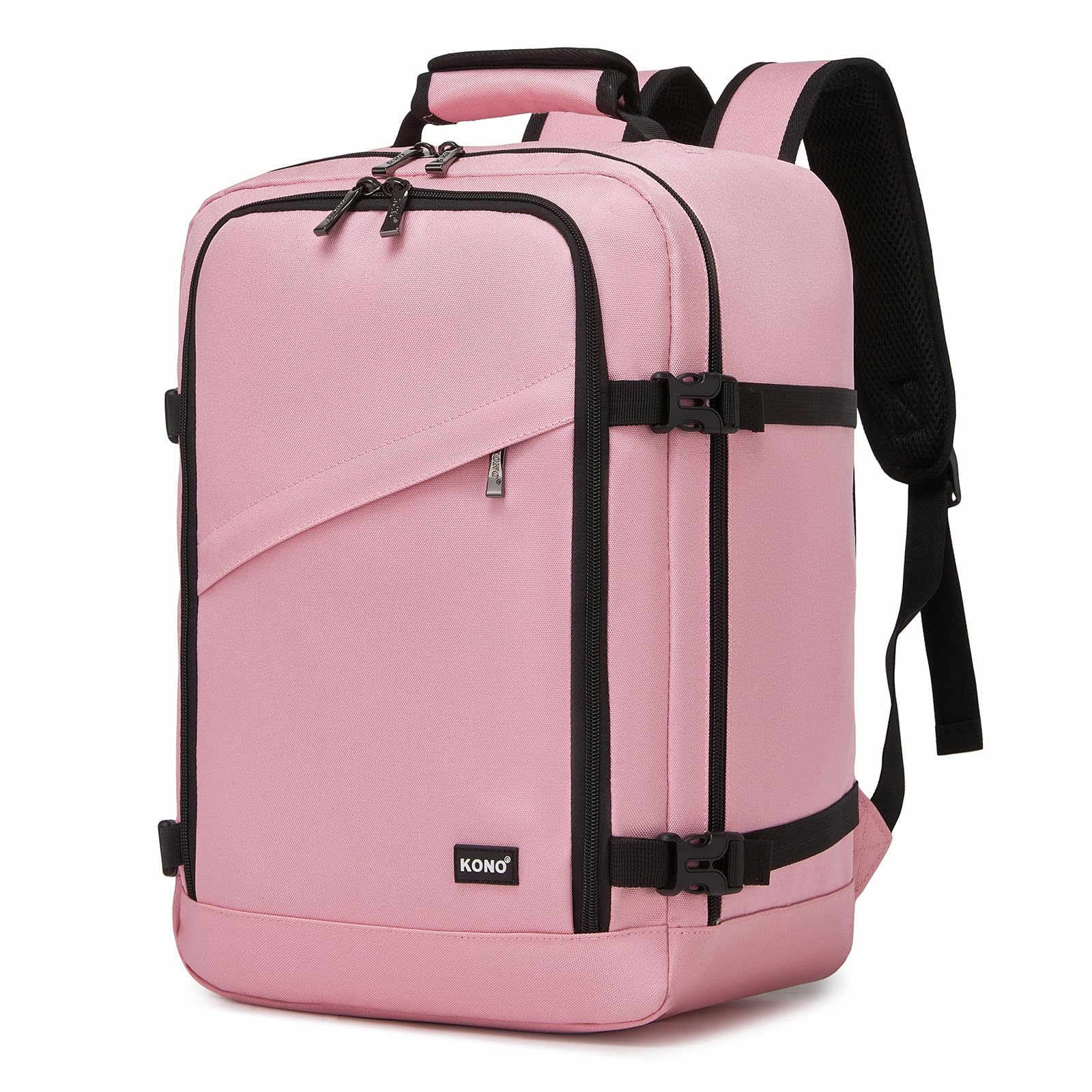 Kono Ryanair Cabin Bags 40x30x20 40x20x25 Underseat Bags Travel Backpack Cabin Size Carry-ons Hand Luggage Bag Waterproof Ryanair Underseat Backpack for Man&Woman Beige — view 8