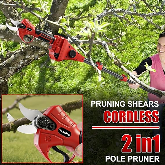 Cordless Pole Pruner for Milwaukee M18 Battery (No Battery)