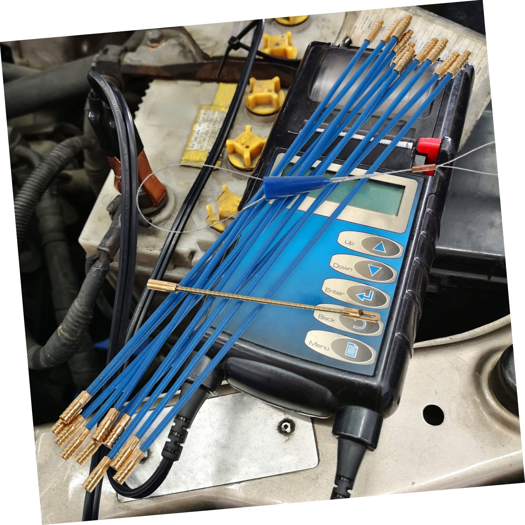 STOBOK 2 Sätze Glasfaser Durchziehhilfe Fischband Einziehwerkzeug für Elektroinstallation für Decken mit Zusätzlicher Befestigung für Sicheren Halt